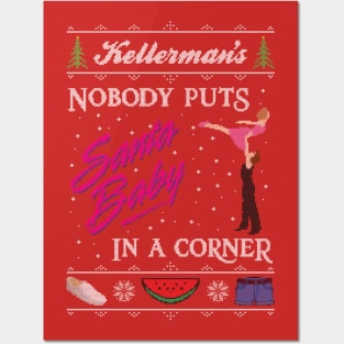 Santa Baby - Dirty Dancing Christmas Sweater Posters and Art